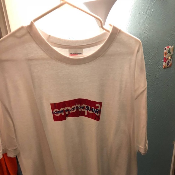 Supreme CDG Box Logo Tee